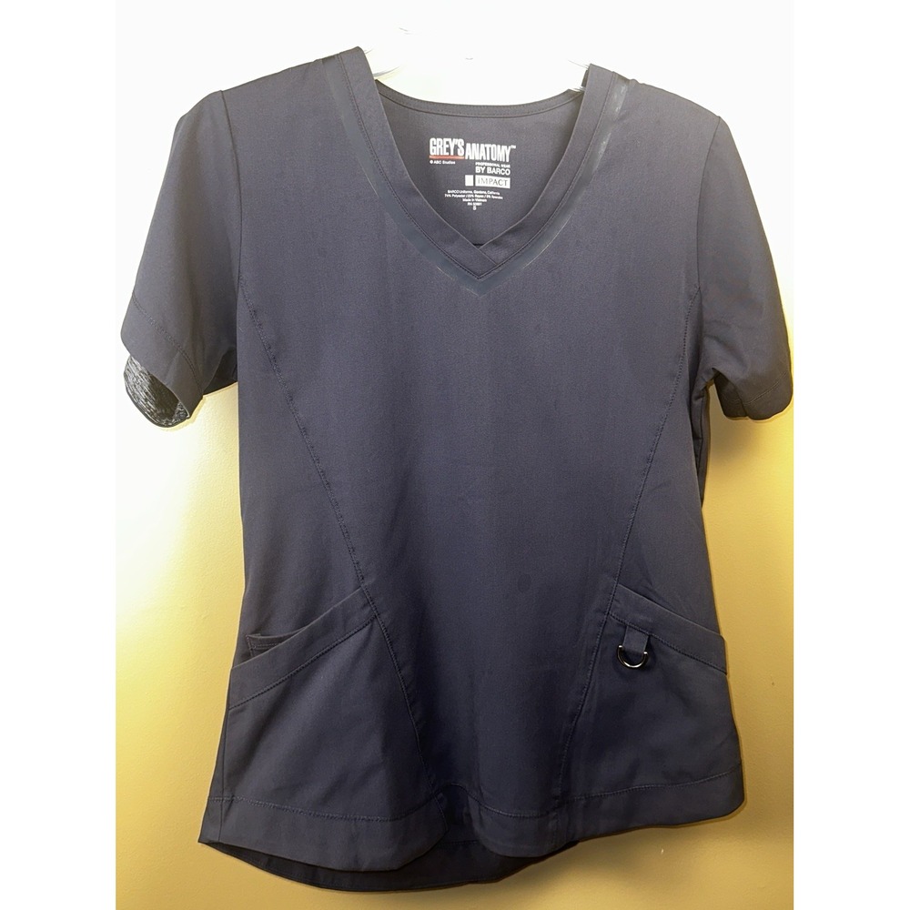 Navy Blue Grey's Anatomy Impact Scrub - Small Top